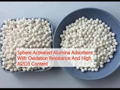 Sphere Aktif Alumina Adsorbent dengan resistensi oksidasi dan kandungan Al2O3 yang tinggi