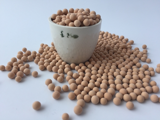 kualitas  1.6-2.5mm 4A Molecular Sieve Desiccant Granular  With 85N Compressive Strength pabrik