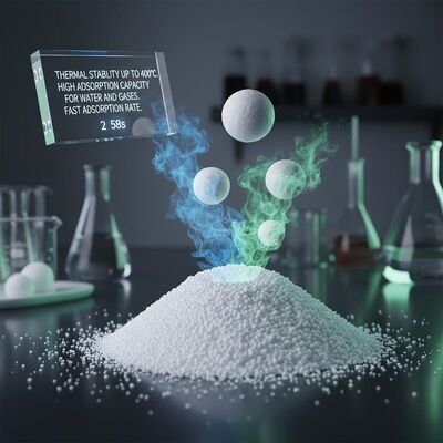 Stabilitas Termal Hingga 400°C Adsorben Saringan Molekuler Dengan Kapasitas Adsorpsi Tinggi Untuk Air Dan Gas Dan Laju Adsorpsi Cepat 2*58s
