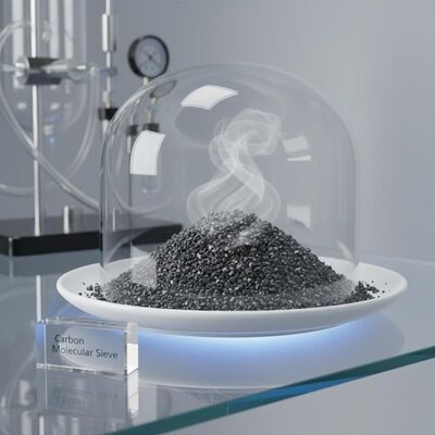 Saringan Molekuler Karbon Hasil Nitrogen Tinggi CMS-220 dengan Pemisahan Udara Mikropori dan Ukuran 1,1-1,2mm