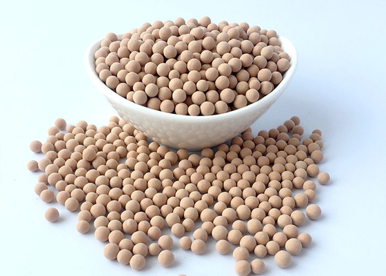 Zeolite 3A Molecular Sieve Desiccant Titik Embun Rendah Untuk Pengeringan Gas Udara